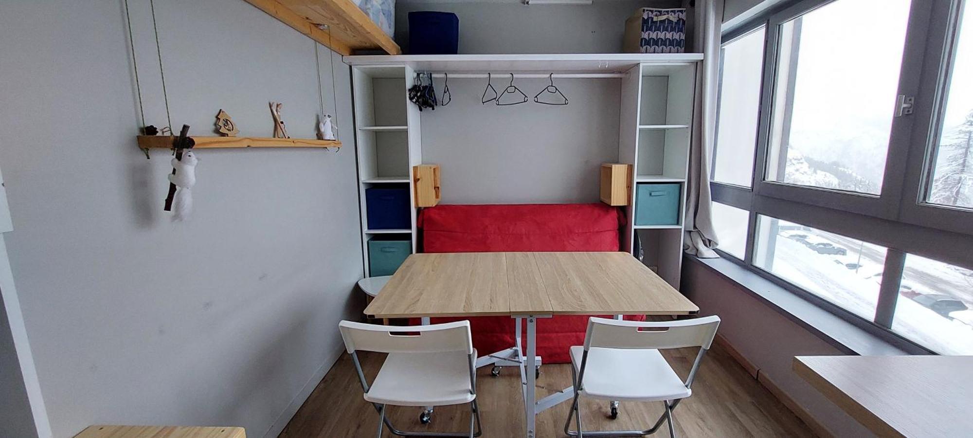 Studio fonctionnel 16m2 avec vue panoramique Puy-Saint-Vincent Extérieur photo